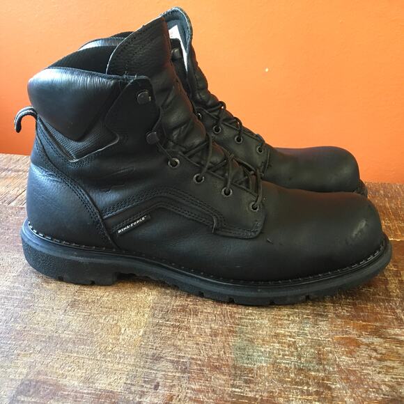 Red Wing Shoes 923 EH Soft Toe 6" Work Boot Mens Size 15 Black Leather Dynaforce - Picture 12 of 12